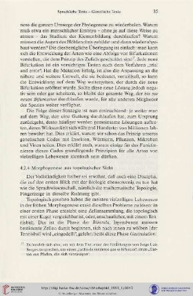 4.2.4 Morphogenese aus topologischer Sicht