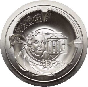 Medaille von Victor Huster auf die ehemalige Metallwarenfabrik Carl Deffner