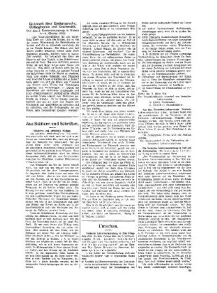 Lichtwark über Kindersprache, Orthographie und Sprache
