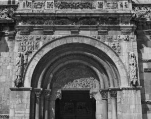 Puerta del Cordero, Detail: Opferung Isaaks und Agnus Dei