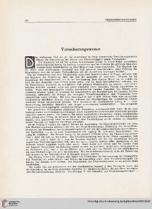 Versicherungswesen