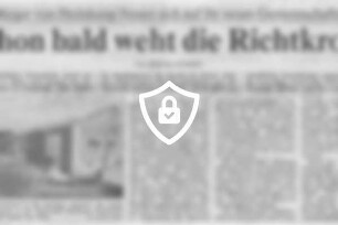Schon bald weht die Richtkrone