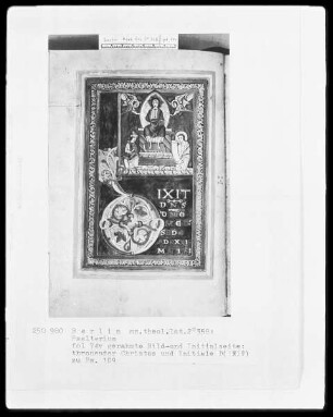 Psalter aus Werden — ---, Folio 74versoInitialzierseite