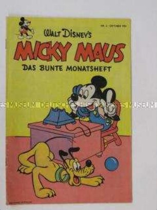 Nachdruck der Nummer 2 der deutschsprachigen Ausgabe der Comic-Serie "Micky Maus