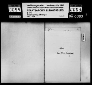 Auswanderungen, Schlichten