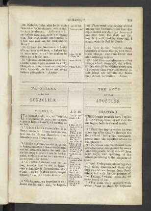 Na Oihana A Ka Poe Lunaolelo. - The Acts Of The Apostles