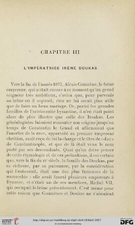 Chapitre III: L’impératrice Irène Doukas