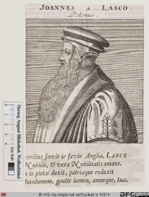 Bildnis Jan Łaski (lat. Johannes a Lasco)
