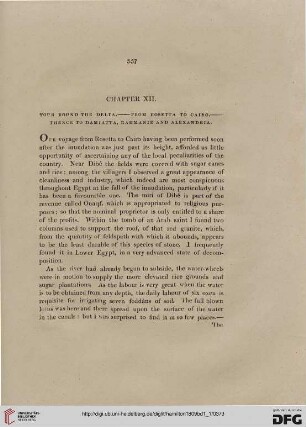 Chapter XII: Tour round the Delta. - From Rosetta to Cairo. - Thence to Damiatta, Bahmainie and Alexandria