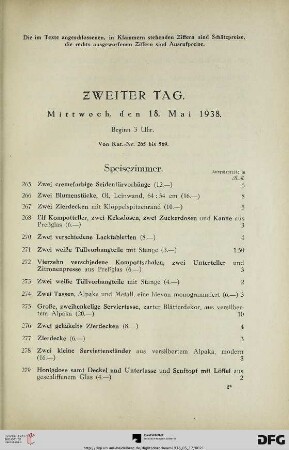 Speisezimmer (Nr. 265-308)
