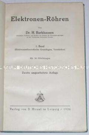 Fachbuch über Elektronenröhren