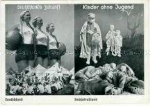 Postkarte zur Ausstellung "Bolschewismus ohne Maske"