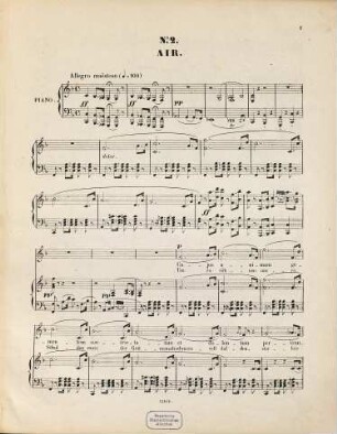 Stabat mater : Pour deux Soprani, Tenore et Basse et choeur à quatre ou cinq voix : Dédié à Son Exc.e Mr. Emmanuel Fernandez Varela, Commissaire Général de la Cruzada, No. 2bis.. Air baryton