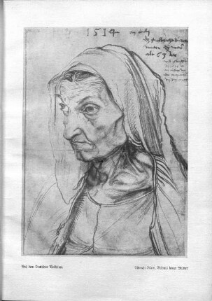 Albrecht Dürer, Bildnis seiner Mutter