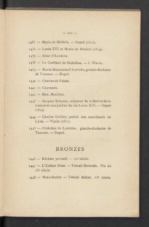 Bronzes