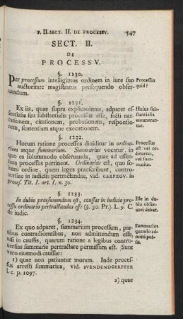 Sect. II. De Processu.