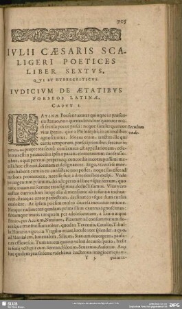 Julii Caesaris Scaligeri Poetices Liber Sextus, Qui Et Hypercriticus