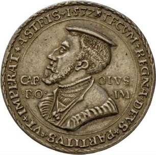 Medaille von Hieronymus Magdeburger auf Kaiser Karl V., 1532 / 1534