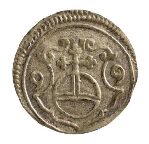 Münze, Pfennig, 1599