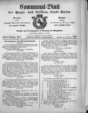 1865,6: No. 6, 5. Februar 1865