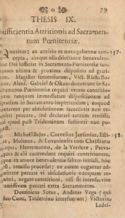 Thesis IX. Sufficientia attritionis ad sacramentum pœnitatiæ.
