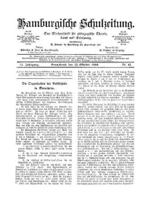 Die Organisation der Volksschule in Mannheim