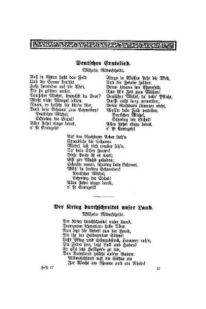 Der Krieg durchschreitet unser Land