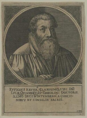 Bildnis des Lucas Osiander (* 1534)