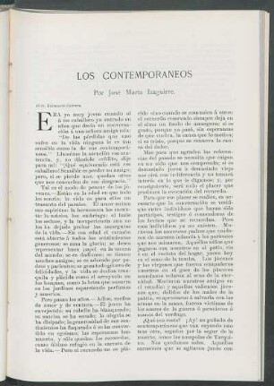 Los contemporáneos. : Al Sr. Raimundo Cabrera.