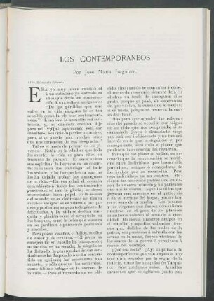Los contemporáneos. : Al Sr. Raimundo Cabrera.