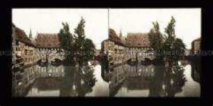 Blick über die Pegnitz zum Heiliggeistspital, Nürnberg