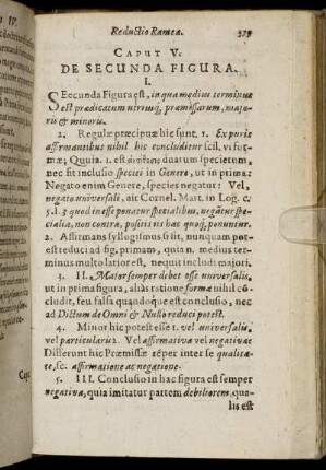 Caput V. De Secunda Figura.