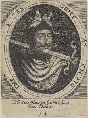 Bildnis von Olaf III., König von Dänemark