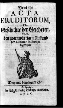 Drey und dreyßigster Theil.