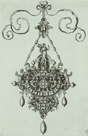 Ornamententwürfe und Ornamentstiche: Tropfenanhänger