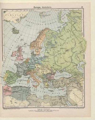 Europa, Staatenkarte