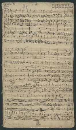Partitur - Mus. 3602-E-515 [fragliches Autograph]