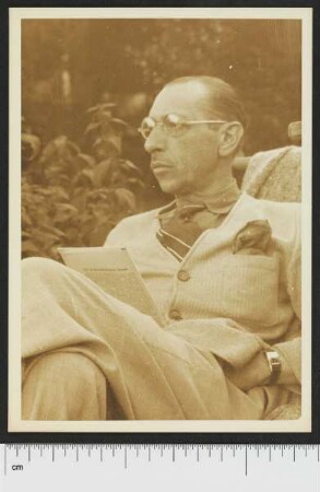 Porträtaufnahme Igor Stravinsky