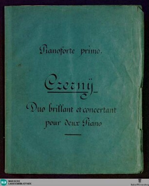 Duo brillant et concertant pour deux piano : Oeuvre 358