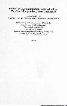 Christliche Botschaft und Politik : Texte des Zentralkomitees der Deutschen Katholiken zu Politik, Staat, Verfassung und Recht