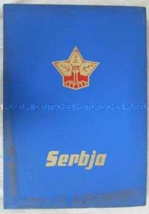 Wanderausstellung "Serbja" des Ministeriums für Kultur der DDR, in sorbischer Sprache