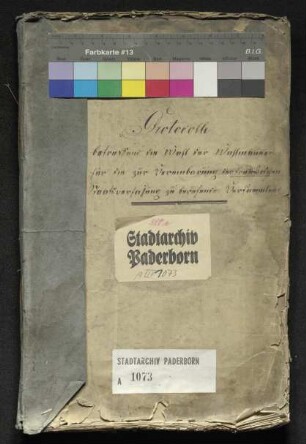 Protokolle betreffend die Wahl der Wahlmänner für die zur Vereinbarung der Preußischen Staatsverfassung zu berufende Versammlung