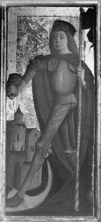 Flügelaltar : Flügelaltar. Tempera, Holz (1476/1500). Heiliger Florian. Graz: Steiermärkisches Landesmuseum Joanneum