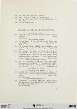 Gemaelde alter und neuer Meister (Nr. 251-370)