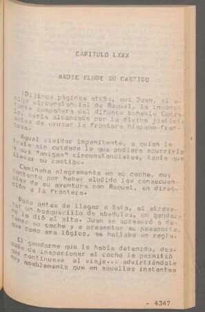 Capítulo LXXX - Nadie elude su castigo
