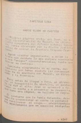 Capítulo LXXX - Nadie elude su castigo