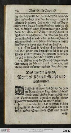 Das vierdte Capitel