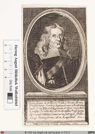 Bildnis Christian Rantzau (1650 Reichsgraf) zu, Herr zu Breitenburg