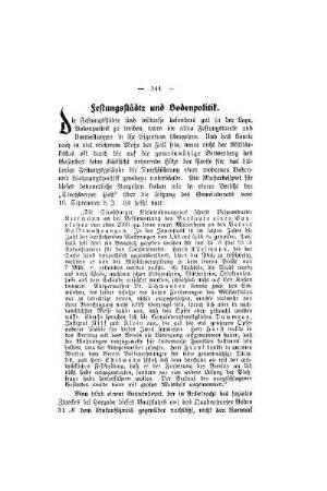 Festungstädte und Bodenpolitik