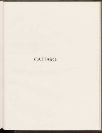 Cattaro.
